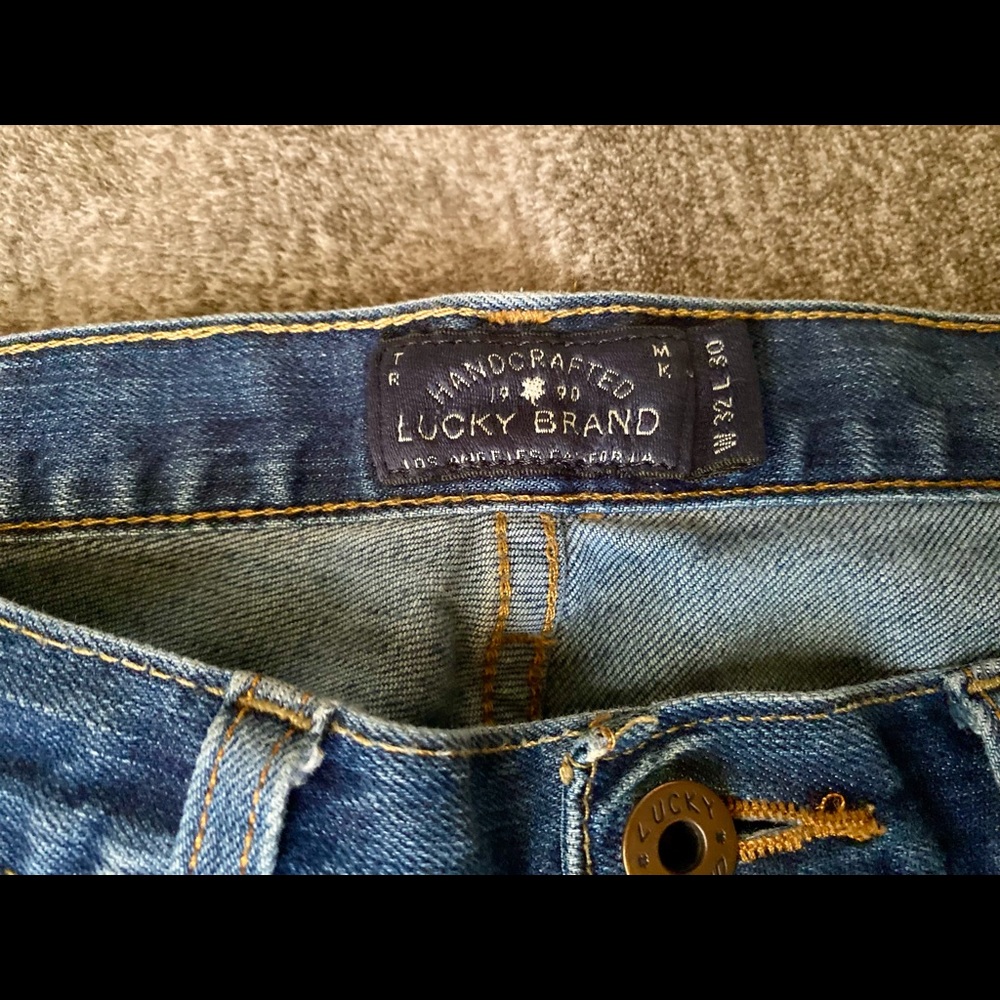 Lucky Brand 121 Heritage Slim Mens Denim Jean W 32 L 30 - Picture 5 of 8